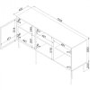 Komoda ANDREA 150 3D kaszmir